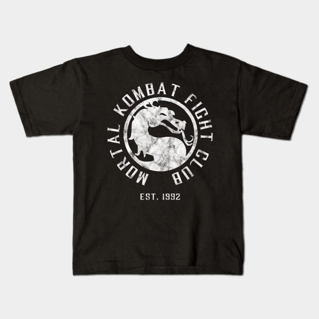 Mortal Kombat Fight Club | Mortal Kombat 11 Kids T-Shirt by threadbaregaming